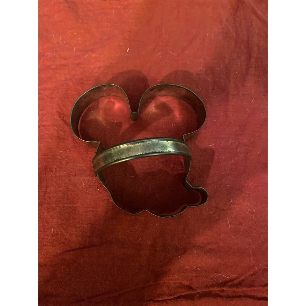 Vintage Mickey Mouse Head‎ Cookie Cutter Tin Metal Disney